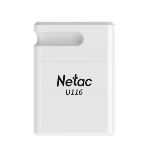 Флеш-накопитель USB Netac 32Гб Netac U116 mini, Белый