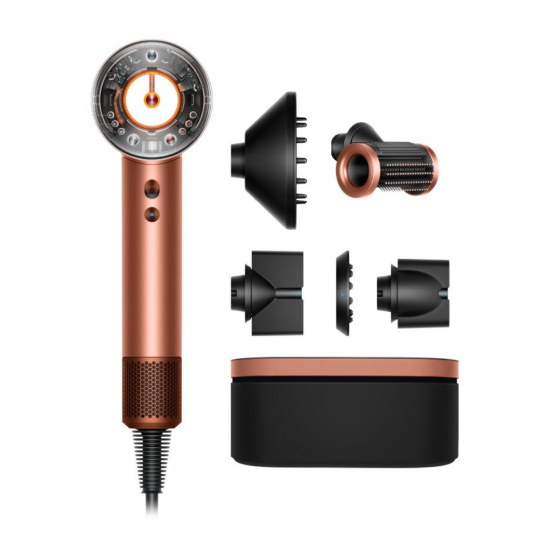 Фен Dyson Supersonic Nural HD16 (Amber Silk) - Подарочный кейс для хранения