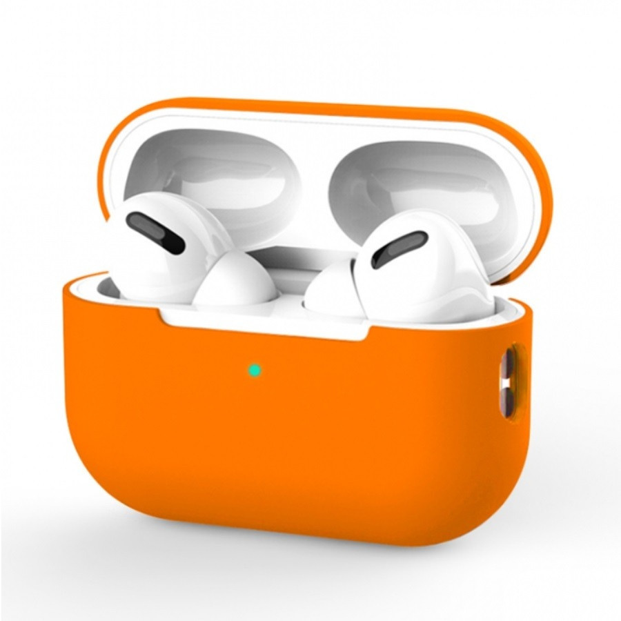 Чехол силиконовый для наушников AirPods Pro 3, Оранжевый