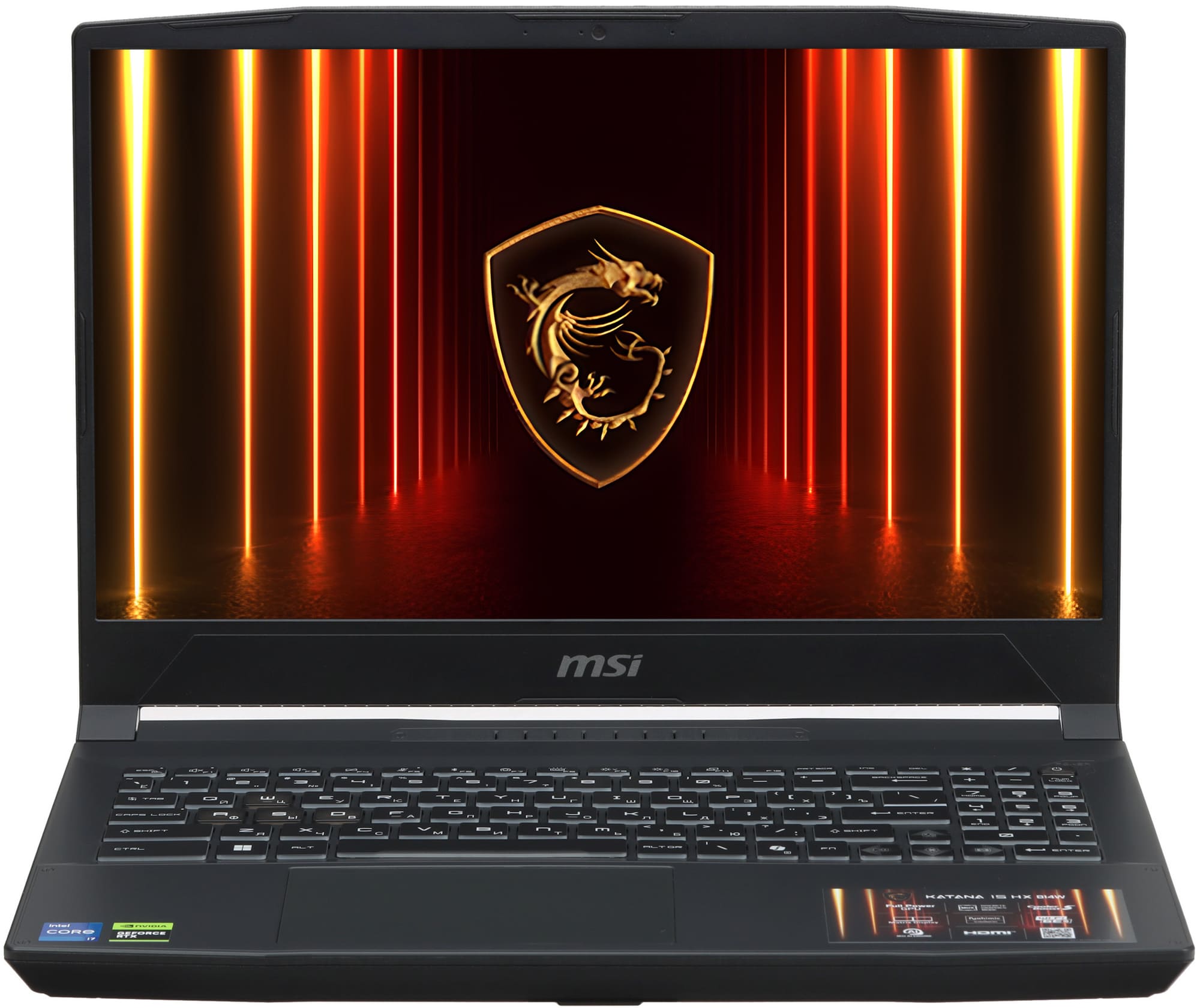 Ноутбук MSI MSI Katana 15 B14WEK-001US Core i7-14650HX/16Гб/512Гб SSD/RTX 5050/15.6" 144Гц/Черный (5HXB14001)