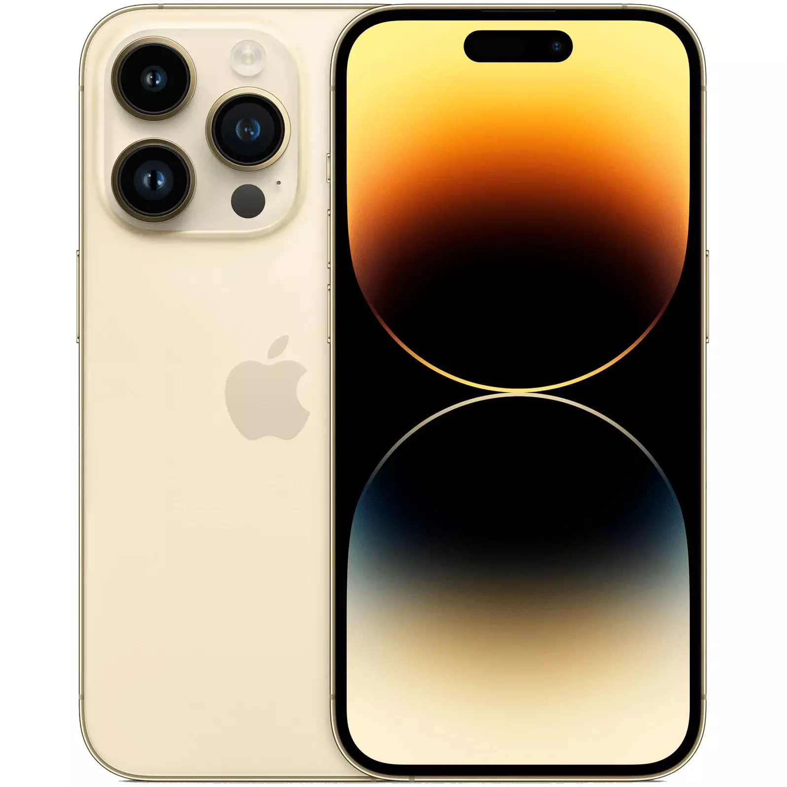 iPhone 14 Pro 128Гб (1 sim + eSIM / 86%) Золотой - Б/У ★★★★☆