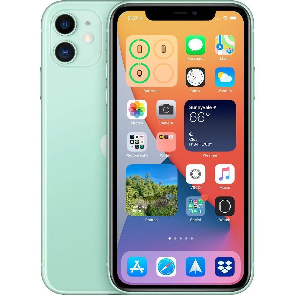 iPhone 11 64Гб (83% / Без коробки) Зеленый RU - Б/У ★★★☆☆