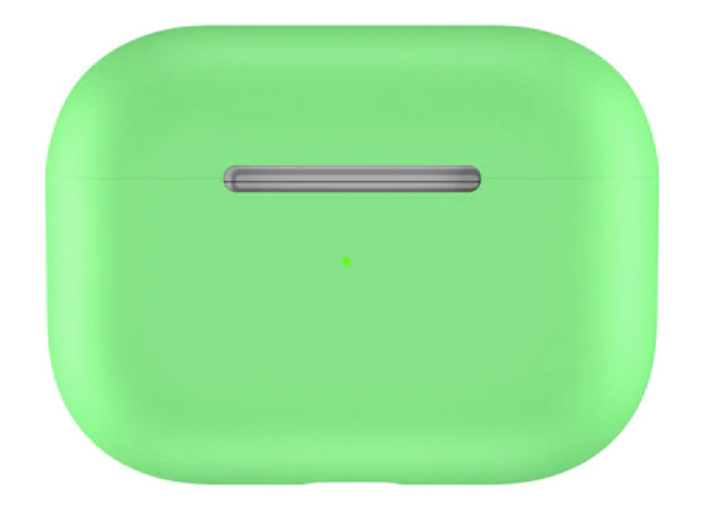Чехол силиконовый для наушников AirPods Pro 3, Ярко-зеленый