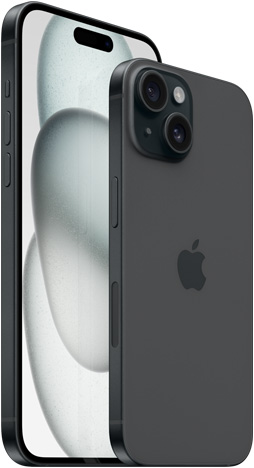 Смартфон Apple iPhone 15 128Гб (1 sim + eSIM) Черный - Активированный
