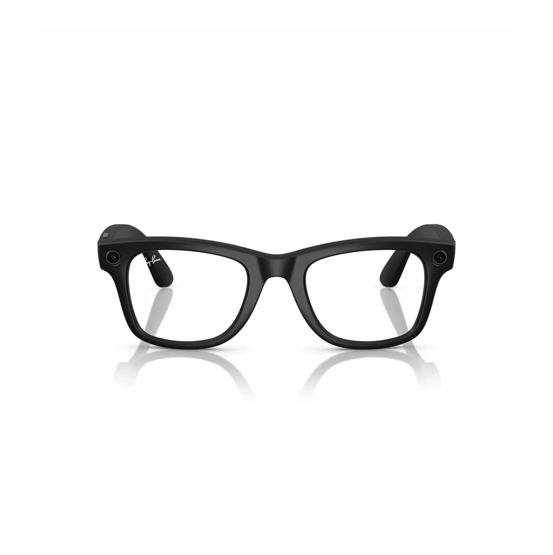 RayBan Meta Wayfarer, 155/53 размер, Матовый черный/прозрачный с переходом в графитово-зеленый, RW4008 в 