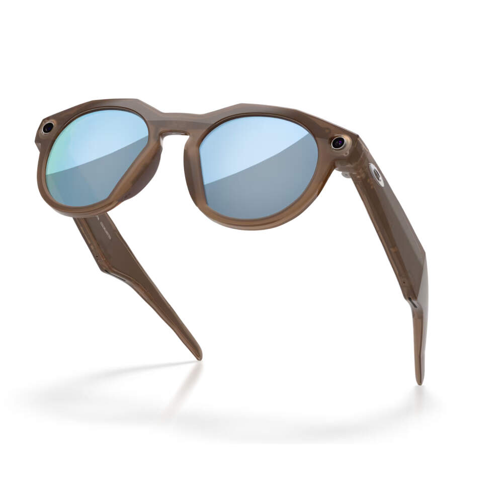 RayBan Meta Oakley HSTN Brown Smoke Prizm Deep Water Polarized, Коричневый в 