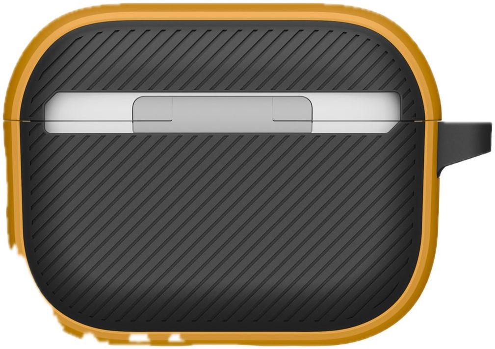 Чехол Uniq для Airpods Pro 3 CLYDE Lock case Racing Yellow/Dark Grey, Желто-серый