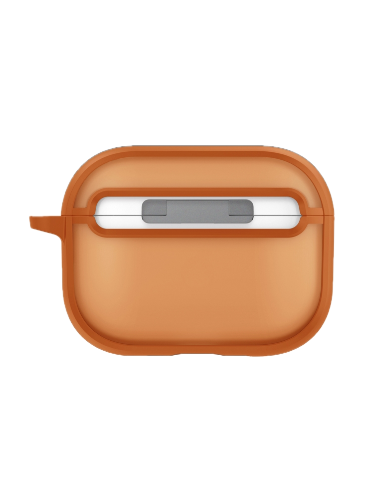 Чехол Uniq для Airpods Pro 3 Veren Shockproof with carabin, Оранжевый