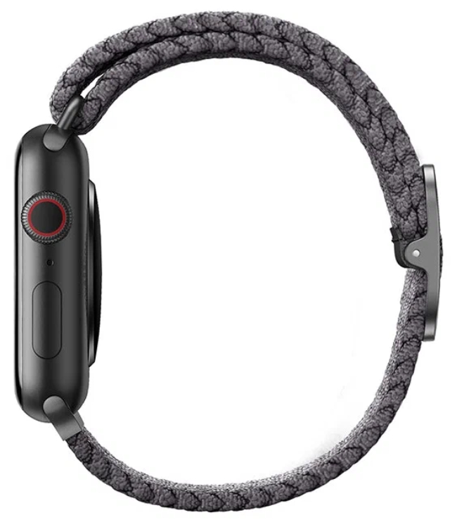 Ремешок Uniq для Apple Watch 42/40/41мм ASPEN Плетеный ремешок, Серый