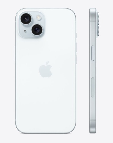 Смартфон Apple iPhone 15 128Гб (1 sim + eSIM) Голубой